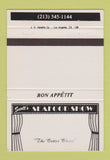 Matchbook Cover - Scott's Seafood Show  40 Strike
