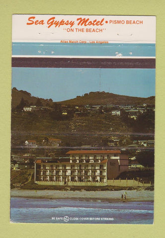 Matchbook Cover - Sea Gypsy Motel Pismo Beach CA 40 Strike