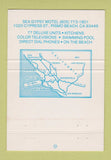 Matchbook Cover - Sea Gypsy Motel Pismo Beach CA 40 Strike