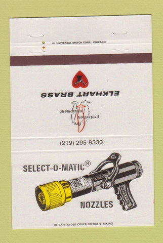 Matchbook Cover - Elkhart Brass nozzles  40 Strike