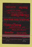 Matchbook Cover - Steinke Fenton Fabricators Jackson MI 40 Strike