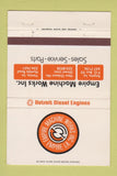 Matchbook Cover - Empire Machine Works LA New Orleans Venice 40 Strike