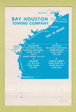 Matchbook Cover - Bay Houston Towing Freeport Galveston TX 40 Strike