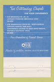 Matchbook Cover - Nosek Funeral Home Brecksville North Randall OH 40 Strike