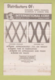 Matchbook Cover International Corp Office Warehouse Hillside NJ steel 40 Strike