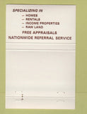 Matchbook Cover - Century 21 Real Estate Lynbrook NY 40 Strike