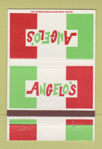 Matchbook Cover - Angelo's Italian Foods Hutchinson Wichita KS 40 Strike
