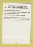 Matchbook Cover - Telco Arizona Credit Union AZ 40 Strike