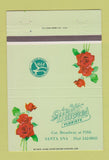 Matchbook Cover - Macres Flowers Santa Ana CA 40 Strike