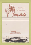 Matchbook Cover - Tony Lama Cowboy Boots Waynesville MO 40 Strike