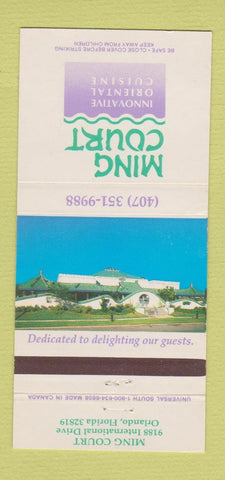Matchbook Cover - Ming Court Restaurant Orlando FL 30 Strike