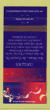 Matchbook Cover - Crescent City Steak Worcester MA 30 Strike