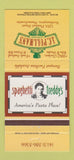 Matchbook Cover - JC Pullman's Spaghetti Freddy's Northampton MA 30 Strike