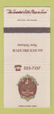 Matchbook Cover - Honey's Du Vieux Capre New Orleans LA 30 Strike