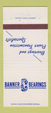 Matchbook Cover - Banner Bearings Charleston Princeton WV Oakwood VA 30 Strike