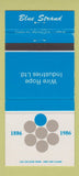 Matchbook Cover - Blue Strand Wire Rope 1986 Canada 30 Strike