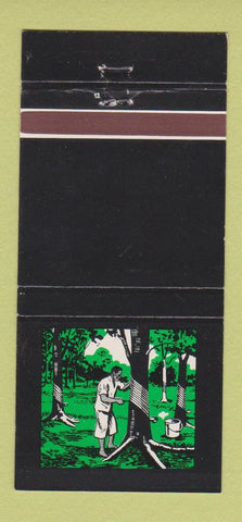 Matchbook Cover - EP Lambert Rubbers Latex Akron OH 30 Strike