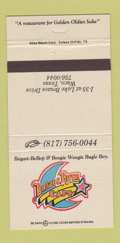 Matchbook Cover - Brazos River Cafe Waco TX 30 Strike