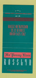 Matchbook Cover - Ha Penny Lion Rosslyn VA Washington DC 30 Strike