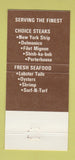 Matchbook Cover - Fireside Steak House Williamsburg VA 30 Strike