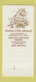 Matchbook Cover - Scale O'De Whale Restaurant Portsmouth VA 30 Strike