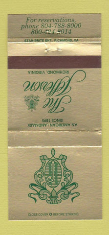 Matchbook Cover - The Jefferson Richmond VA Restaurant 30 Strike