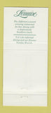Matchbook Cover - The Jefferson Richmond VA Restaurant 30 Strike