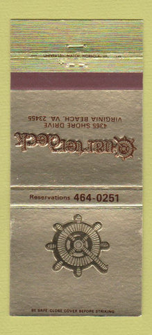 Matchbook Cover - Quarterdeck Restaurant Virginia Beach VA 30 Strike