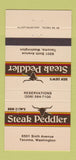 Matchbook Cover - Ben Dew's Steak Peddler Tacoma WA 30 Strike