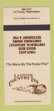 Matchbook Cover - La Conner Country Inn La Conner WA 30 Strike