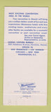 Matchbook Cover - Hawaii Tourism girlie 30 Strike