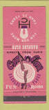 Matchbook Cover - Harolds Club Casino Reno NV girlie #2 Pink 30 Strike
