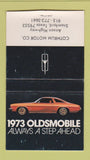 Matchbook Cover - 1973 Oldsmobile Cothrum Stamford TX BOBTAIL 30 Strike