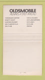 Matchbook Cover - 1973 Oldsmobile Cothrum Stamford TX BOBTAIL 30 Strike