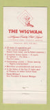 Matchbook Cover - Wigwam Country Club Resort Phoenix AZ 30 Strike