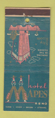 Matchbook Cover - Hotel Mapes Reno NV Casino 30 Stick