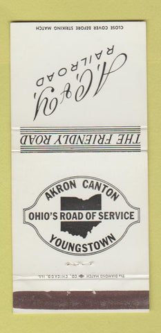 Matchbook Cover - Akron Canton Youngstown Railroad AC&Y 30 Strike