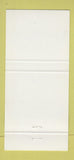 Matchbook Cover - Colonial Club White Sulphur Springs WV 30 Strike