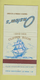 Matchbook Cover - Onslow's Restaurant Vancouver WA 30 Strike