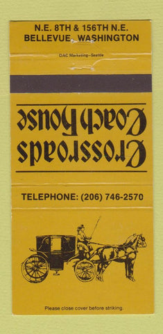 Matchbook Cover - Crossroads Coach House Bellevue WA 30 Strike