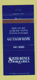 Matchbook Cover - Sixth Avenue Bar Grill Inn Seattle WA 30 Strike