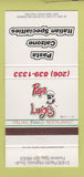 Matchbook Cover - Papa Luigi's Italian Restaurant Federal Way WA 30 Strike