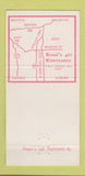 Matchbook Cover - Rossi's 401 Ristorante Auburn WA 30 Strike