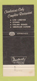 Matchbook Cover - Vesuvio's Chateau Madrid Charleston WV 30 Strike