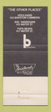 Matchbook Cover - Fanny Hill Supper Club Eau Claire WI 30 Strike