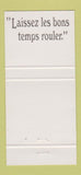 Matchbook Cover - Zydeco's New Orleans LA Greenfield WI 30 Strike