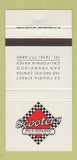 Matchbook Cover Scooters Bar Restaurant Sydney Australia San Francisco 30 Strike