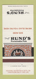 Matchbook Cover - Duff Rund's Periwinkle Pub Rochester NY 30 Strike