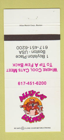 Matchbook Cover - Alley Cat Lounge Boston MA 30 Strike