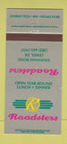 Matchbook Cover - Roadsters Lewis DE Pizza 30 Strike
